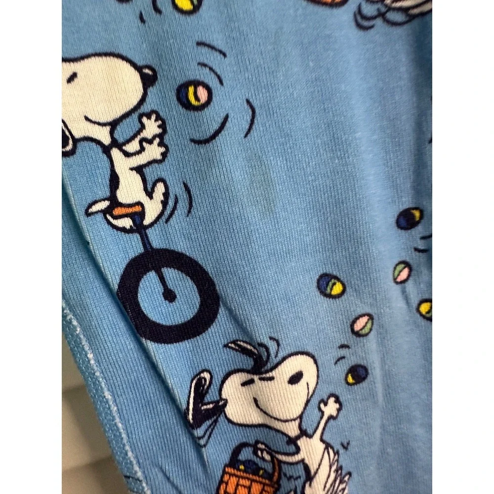 Hanna Andersson Size 110 5-6 Peanuts Snoopy Woodstock Easter Organic Pajamas LJs